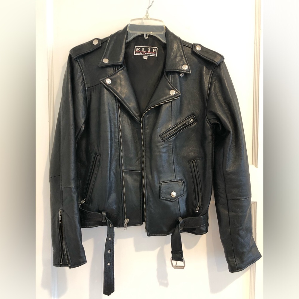 Vintage Leather motorcycle Jacket